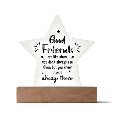 To My Work Bestfriend - Acrylic Star Plaque Gift Set - SLDDL0032 - Sunshine Letters Co